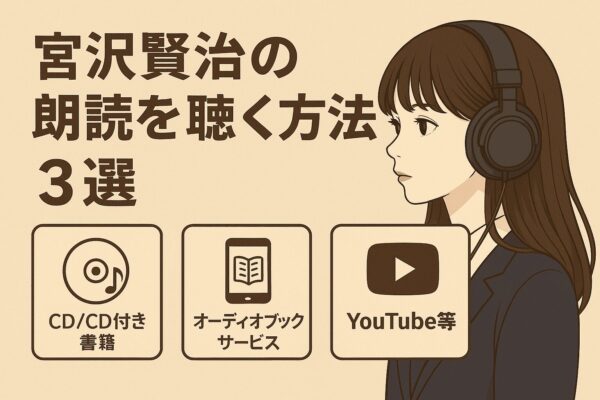 宮沢賢治の朗読を聞く方法